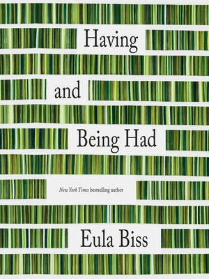 cover image of Having and Being Had